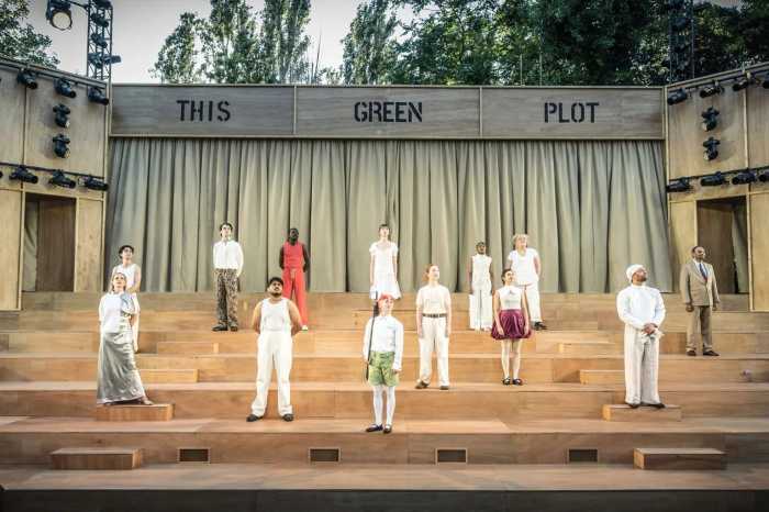 "A Midsummer Night's Dream" at the Open Air Theatre in Regents Park. 