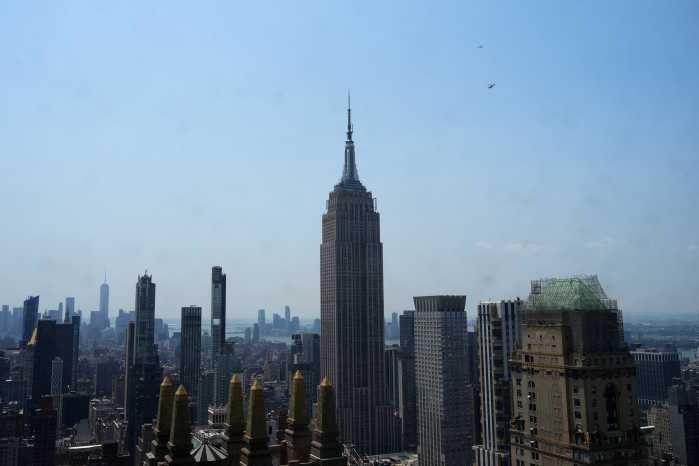 The Empire State Building in the Manhattan borough of New York, U.S., July 1, 2026.