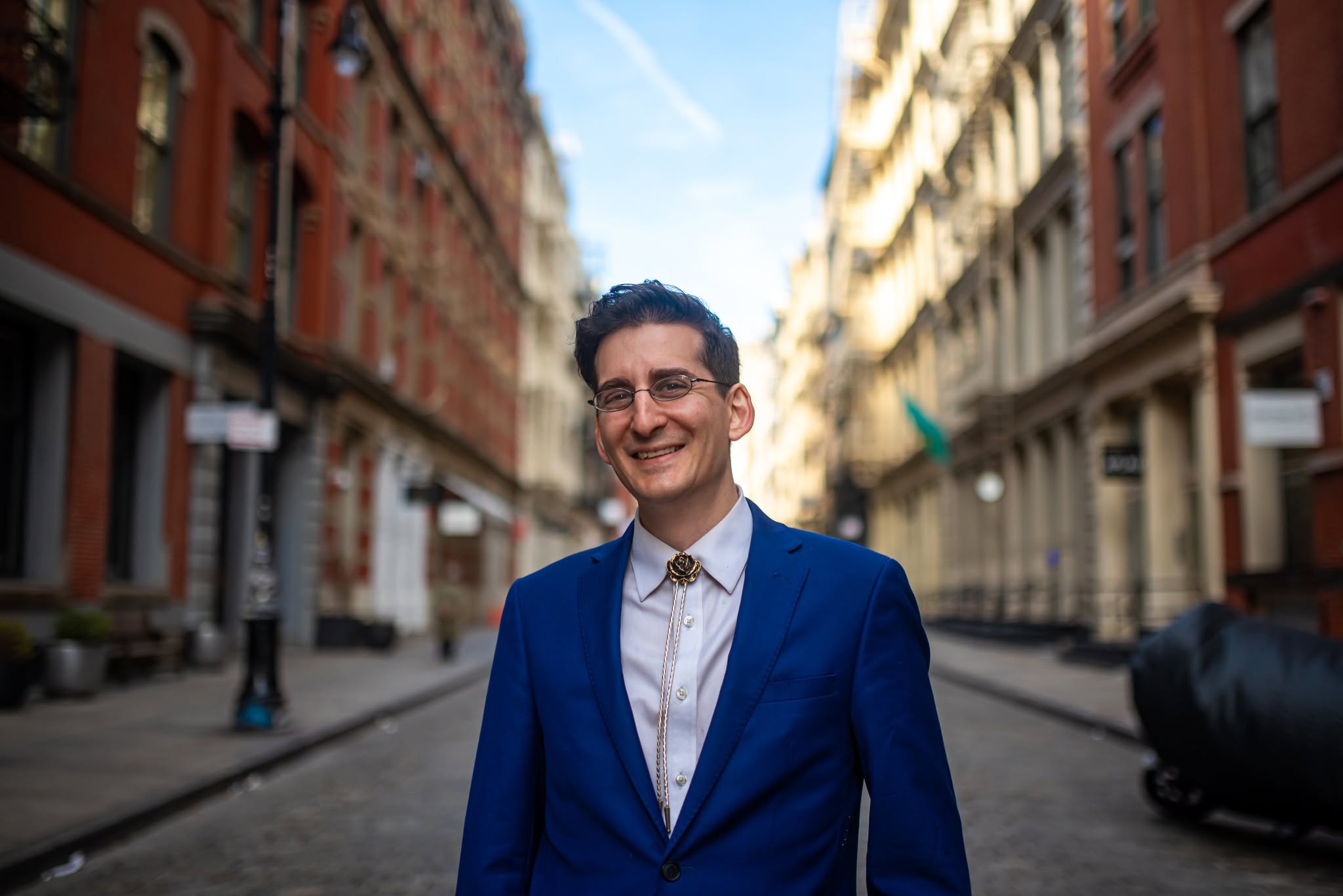 David Siffert (pictured) and Illapa Sairitupac are both one step away from becoming the first non-binary lawmakers in New York.