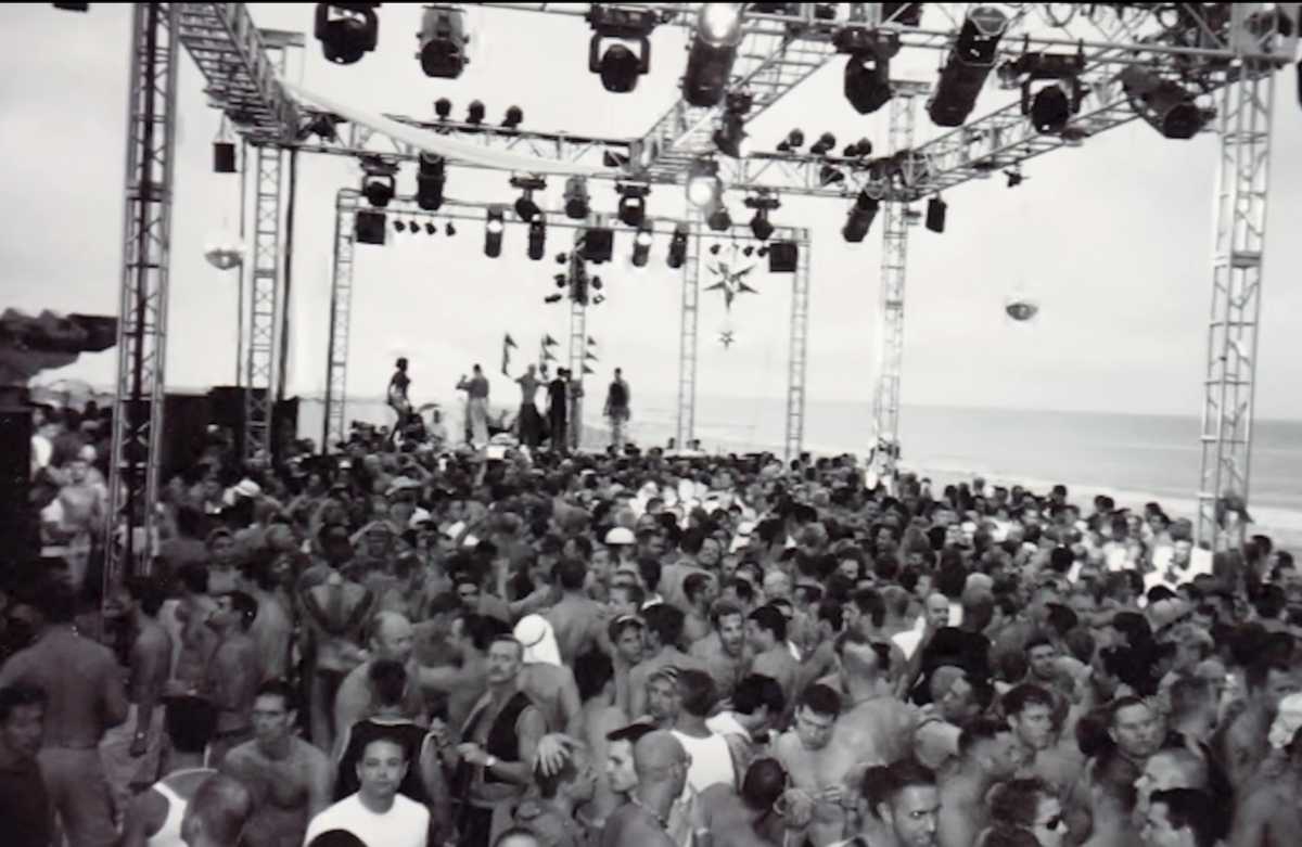 A circuit party in Fire Island Pines. The second season of the docuseries “Finding Fire Island" recently launched.