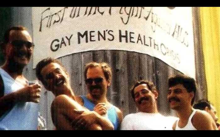 The morning party in Fire Island Pines to benefit Gay Men's Health Crisis.