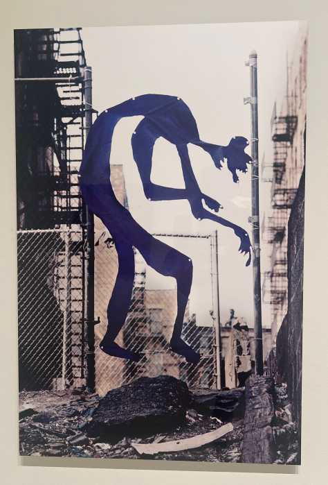 "Down (Purple)" (1972), Senga Nengudi.
